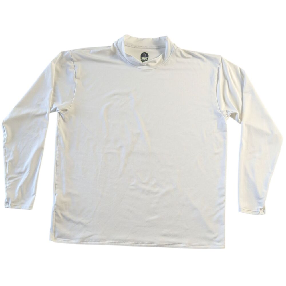 PGA Tour Pro Series Shirt Mens XXL White Long Sleeve Performance Golf Bodybase